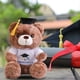 thumbnail image 1 of Adornos de decoración, oso de peluche con motivo de graduación, regalo de graduación, oso de peluche de poliéster conmemorativo para ella y él, para niños de la escuela secundaria y la universidad., 1 of 6