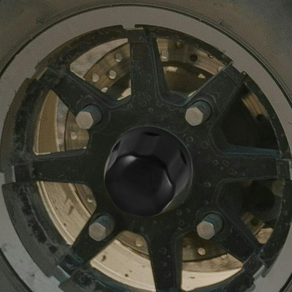 Raindrops  2 Pcs Trailer Wheel Hub Center Cap Hubcaps for Wheels Black