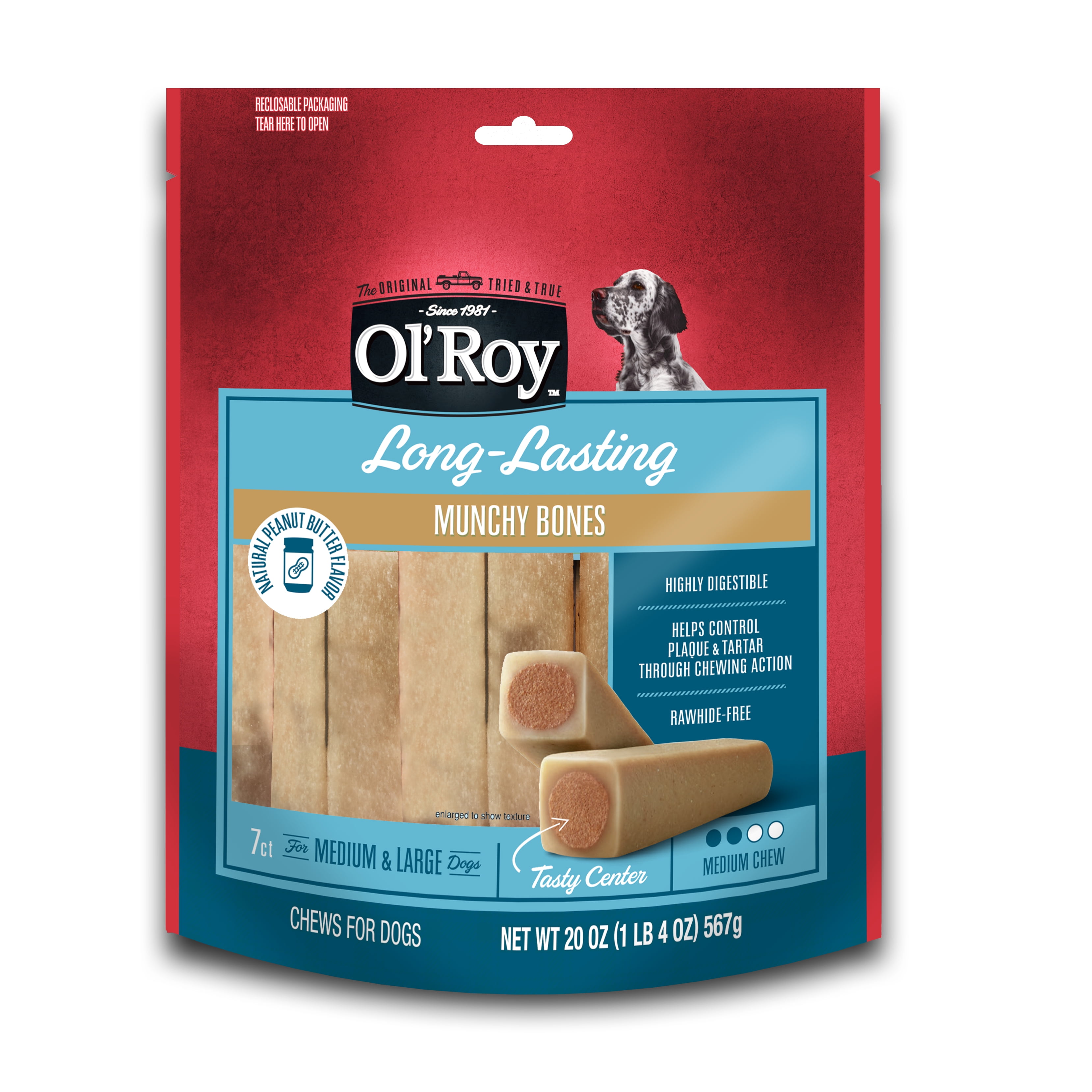 ol roy munchy bone peanut butter