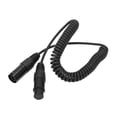 thumbnail image 4 of Cable De Resorte Para Auriculares, Cable En Espiral Para Auriculares, Conector XLR De 5 Pines, Longitud De 2-6.6 Pies, Resistente A La Tracción, Duradero Para Auriculares Airbus, 4 of 7