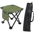 thumbnail image 1 of HUGFEGWE Tabouret de Camping Portable Pliable Repose-Pieds Inclinable pour Parc Jardin Plage (Vert) AZ824-7974, 1 of 7