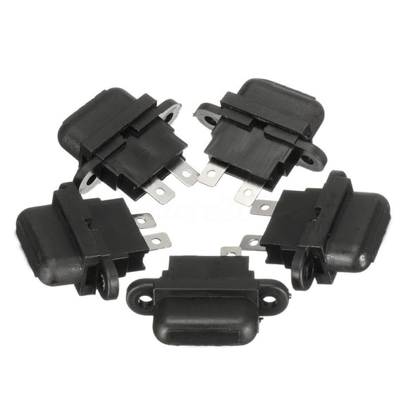 5pcs 30A Auto Blade Standard Fuse Holder Box Set Car Boat Truck with Cover