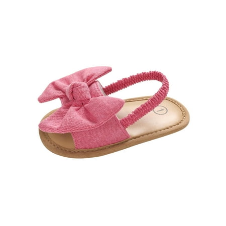 

Honeeladyy Toddler Kid Shoes Baby Girls Bow Knot Sandals Cute Summer Flat Princess Shoes Infant First Walkers Pink Sales Online