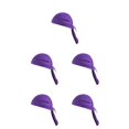 thumbnail image 2 of Eigraketly Sombrero Gorras Pañuelo Pañuelo Envoltura para la cabeza Capucha de color sólido Ciclismo púrpura violeta 5Conjunto, 2 of 6