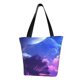 thumbnail image 1 of Balery Dreamy Colorful Starry Sky Bolsa de Hombro con Diseño, Bolsa Grande y Duradera, Bolsa Versátil para Compras, 1 of 6