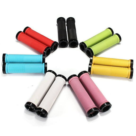 FRCOLOR Bike Handle Grips Hands Pain Relief Handlebar Grips 13.00X3.30X3.30CM Blue