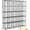 Iron, variant on Wire Cube Storage Organizer, 25-Cube Modular Mental Grids Bookshelf, DIY Stackable Closet Cabinet for Bedroom Living Room, Office, Iron