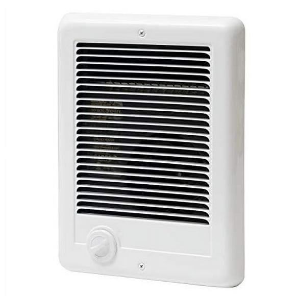 Cadet Com-Pak Radiateur Mural Électrique Unité Complète avec Thermostat (Modèle : CSC101TW, Pièce : 67508), 3412 BTU, 120 Volts, 1000 Watts, Blanc