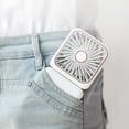 thumbnail image 2 of Ventilador Cuello Colgado 3 en 1 Plegable Mano Con Espejo Maquillaje para Casa () Blanco, 2 of 9