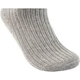 thumbnail image 3 of Lian LifeStyle Women's 1 Pair Knitted Wool Crew Socks One Size 7-10 (Light Gray), 3 of 6
