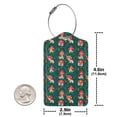 thumbnail image 4 of Naloa Mushroom House Luggage Tag for Suitcase Leather Baggage Tag with Stainless Steel Loop Privacy Cover for Women Men Girls-1, 4 of 5