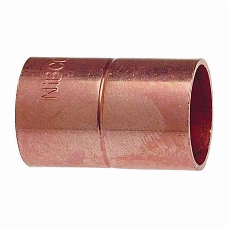 Nibco Coupling with Stop Wrot Copper 1 CxC 600RS 7/8