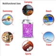 thumbnail image 6 of Kll Pink Purple Glitter Microfiber Beach Towel Fast Drying,Extra Large 31.5"X63" Sand Free Beach Towel Super Lightweight Towels, 6 of 8