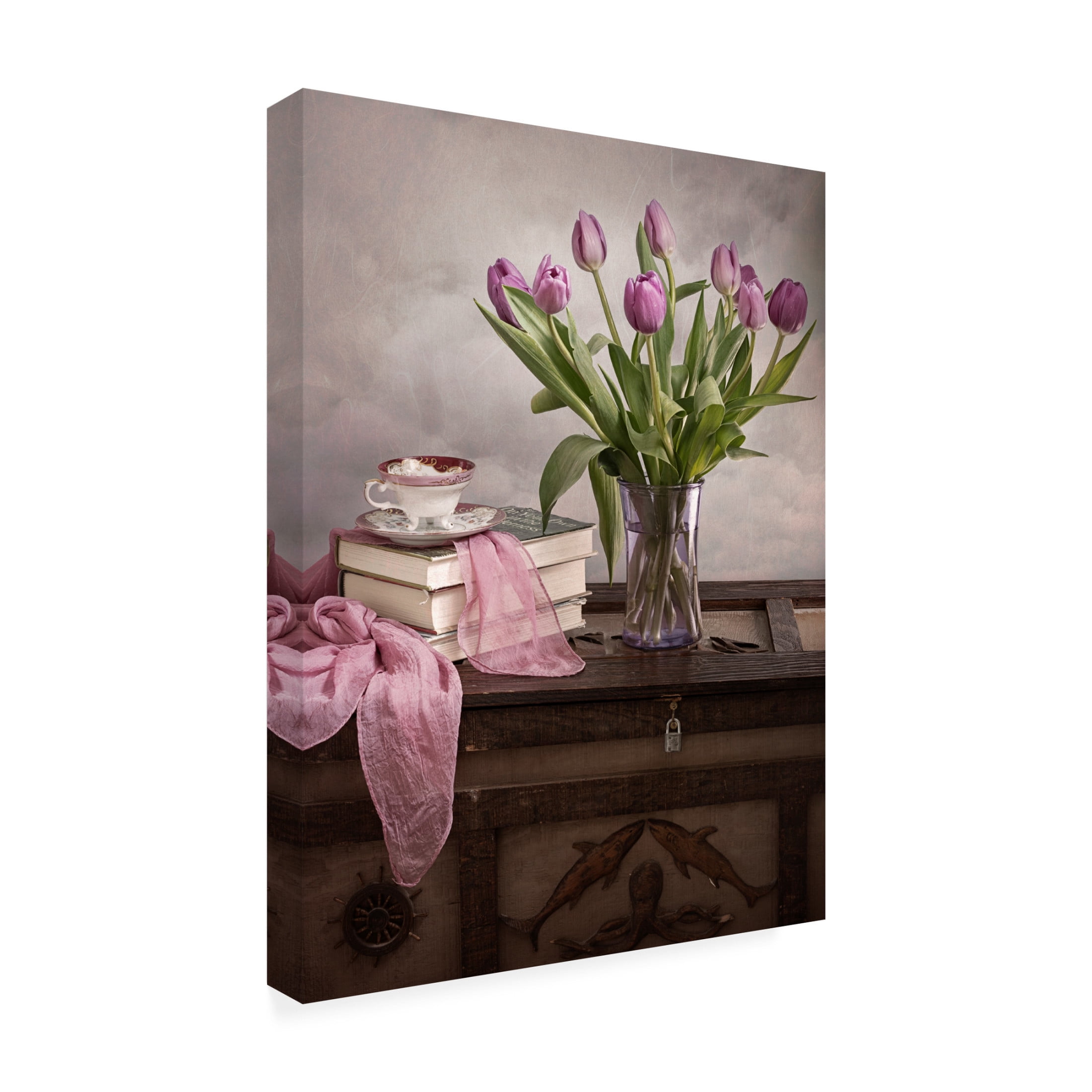 Canvas Wall Art - Lydia Jacobs 'Comfy' Wall Art for Living Room, Bedroom, or Office D?cor by Trademark Fine Art - 14 x 19 Inches