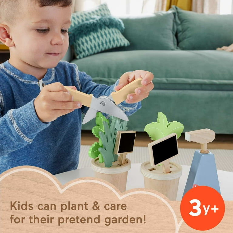 Fisher-Price Wooden Herb Garden & Tools Playset, 12 Pc - Walmart.com