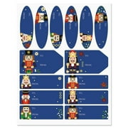 Nutcrackers Gift Wrap to/from Labels, Set of 42, Self-Adhesive, by Current