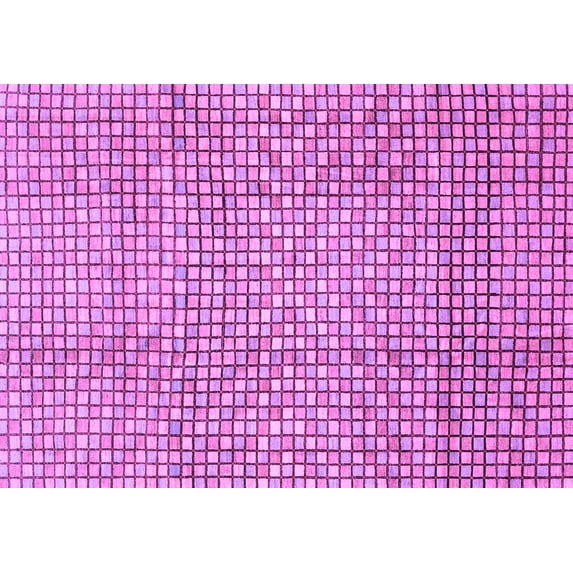 Ahgly Company Indoor Rectangle Abstract Purple Modern Area Rugs, 3' x 5'