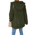 thumbnail image 3 of Gvmfive Women's Winter Warm Long Sleeve Faux Fur Full Zip Hooded Casual Teddy Coat, 3 of 4
