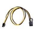 thumbnail image 3 of 24 Uds. Cable de alimentación Gpu de 6 pines Pci-e a 8 pines (6 + 2) Pci-e (macho a macho) de 50cm Compatible con tarjetas de imagen Mining S, 3 of 5