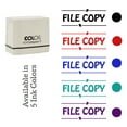 thumbnail image 7 of Printtoo File Copy Self Inking Rubber Stamp Pre-Inked Office Stamp- Home Office Business Stationery, 47 x 20 mm Green, 7 of 7