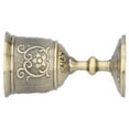 thumbnail image 4 of Copa de vino de bronce vintage, copa de vino de bronce, cáliz real vintage, copa de vino de bronce, acabado de lujo, 4 of 14