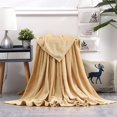 thumbnail image 2 of SUTENGDA Super Soft Warm Solid Warm Micro Plush Fleece Blanket Throw Rug Sofa Bedding, 2 of 2