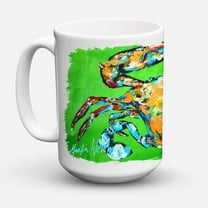 Carolines Treasures MW1154CM15 Wide Load Crab Coffee Mug 15 oz 15 ounce multicolor