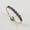 Rose, variant on Natural Iolite Ring, 14K Solid Yellow Gold Iolite Ring, Iolite Half Eternity Ring, September Birthstone, Christmas Gift, Iolite Jewelry