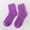 Dark Purple, variant on Boyscolos Warm Cozy Cloud Sock for Women Fabric Sleep Socks Fuzzy Socks For Women Warm Home Sleep Winter Preppy Stuff Socks Purple One Size