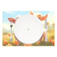 thumbnail image 2 of Sheep Lamb Flowers Grassland 12×18 inch Placemats Heat Resistant Washable Foldable Rectangular Placemats Set Decoration Indoor Outdoor for Kitchen Dining Table 1PC, 2 of 8