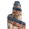 thumbnail image 6 of Unique Loom Utopia Collection Area Rug - Antheia (8' Round Light Blue/Burgundy), 6 of 7