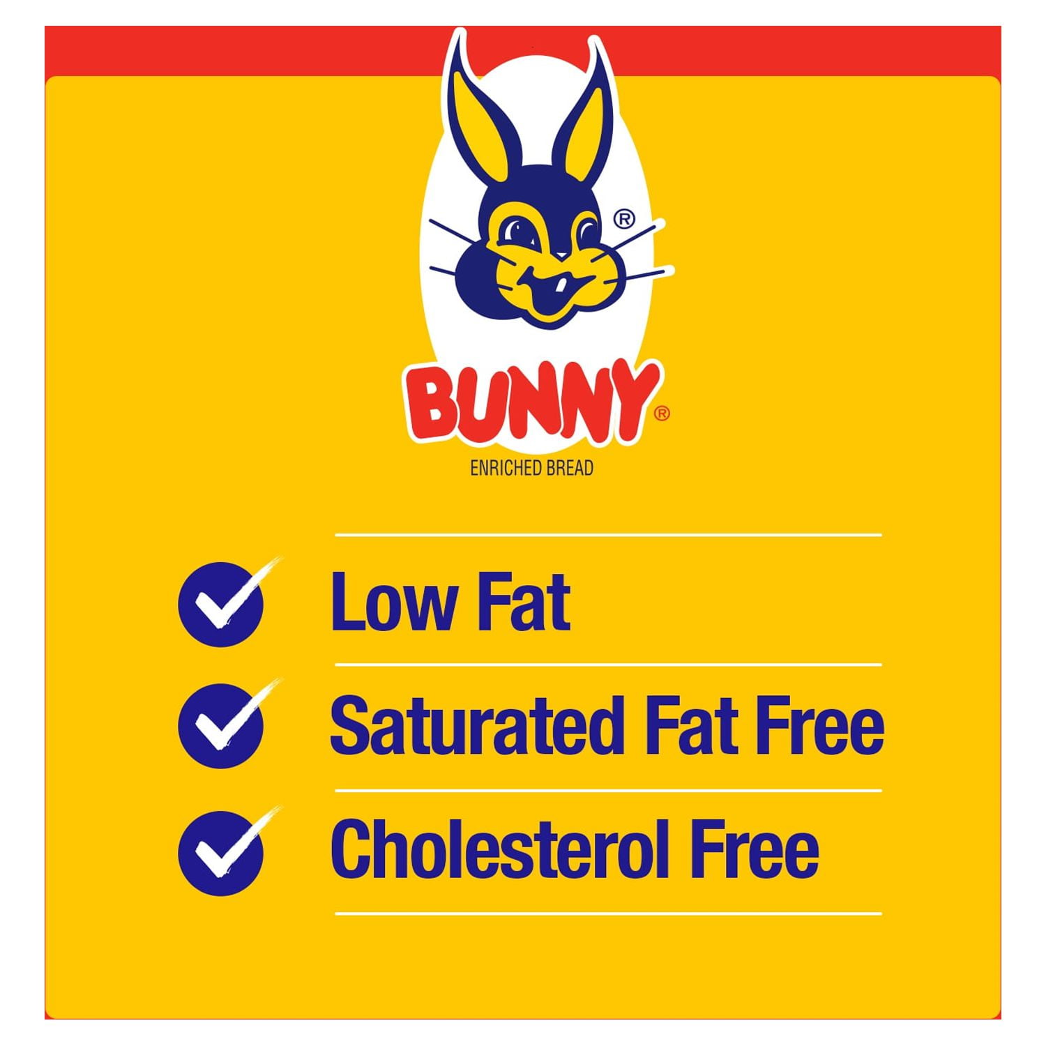Bunny Bread Giant, Enriched Shelf-Stable Sliced White Bread, 24 oz Loaf