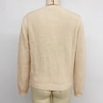 thumbnail image 6 of YueHuiYing Womens Bow Cardigan Sweaters Button Up Chunky Knit Loose Fit Fall Winter Sweater Coats, 6 of 9