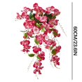 thumbnail image 3 of Flores artificiales, flores falsas, flores artificiales, juego de regalo para mujer, colgante de pared, rama de manzano silvestre, rosa, flor artificial, mesa de comedor, hogar, colgante de pared de r, 3 of 8