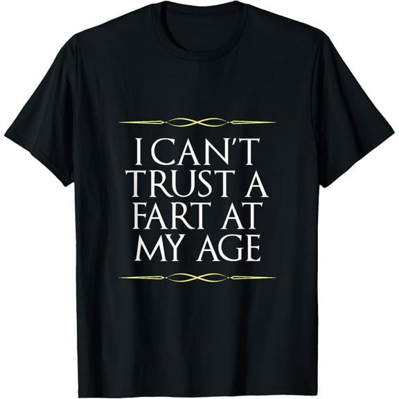 Funny Old Age Joke Birthday Senior Gag Graphic T-Shirt
