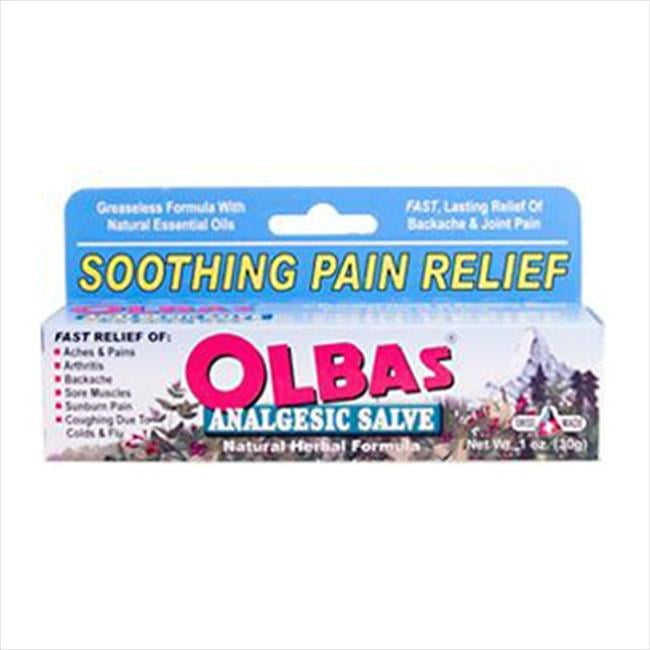 Olbas - Analgesic Salve Natural Herbal Formula Pain Relieving Cream - 1 oz