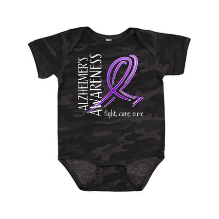 

Inktastic Alzheimers Awareness- Fight care cure Boys or Girls Baby Bodysuit