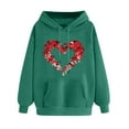 thumbnail image 2 of SOOMLON Valentines Day Hoodies for Women Girl Friend Valentines Gift Plus Size Tunic Long Sleeve Crewneck Sweatshirts Tops Funny Love Heart Graphic Pullovers Shirts Fashion Festival Outfits 2025, 2 of 5