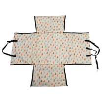 Unique Bargains 1 Pc Double Waterproof Car Seat Cover for Pet Puppy Pattern Yellow