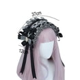 thumbnail image 2 of Tocado de Lolita, accesorios para el cabello de encaje de sirvienta, diademas bonitas, horquilla dulce, 2 of 5