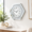 Silver, variant on Large Crystal Crush Wall Clock For Living Room Decor