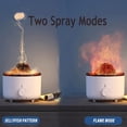 thumbnail image 3 of AEKAN Essential Oil Diffusers 560ML,Cool Mist Humidifier Remote Control Ultrasonic Diffuser Flame Volcano with Jellyfish Shaped Spray for Bedroom, Living Room, Office, Spa and Yoga Room, 3 of 8