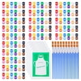 thumbnail image 1 of 20 Pack Acrylic Paint Jars 12 Colors Gouache Watercolor Craft Paint Container Strip Storage Home Classroom PartyFavors, 1 of 6