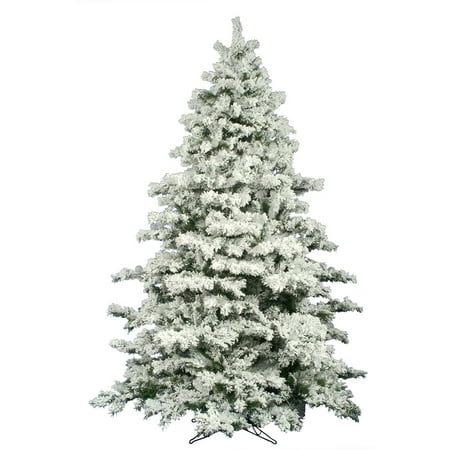 Vickerman 10' Flocked Alaskan Artificial Christmas Tree - Unlit