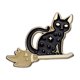 thumbnail image 1 of 50 Estilos De Dibujos Animados Serie Gato Esmalte Broche Accesorios De Ropa Regalo, 1 of 4