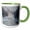Green/White, variant on 3drose, Wa, Leavenworth. Winter, Trees, Wenatchee River - Us48 Bja0284 - Jaynes Gallery, 15oz Two-tone Red Mug