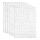 thumbnail image 1 of Kit de calcomanías de letras y números de vinilo Uxcell, calcomanías autoadhesivas para buzones, señal blanca 756 piezas 6 hojas, 1 of 6