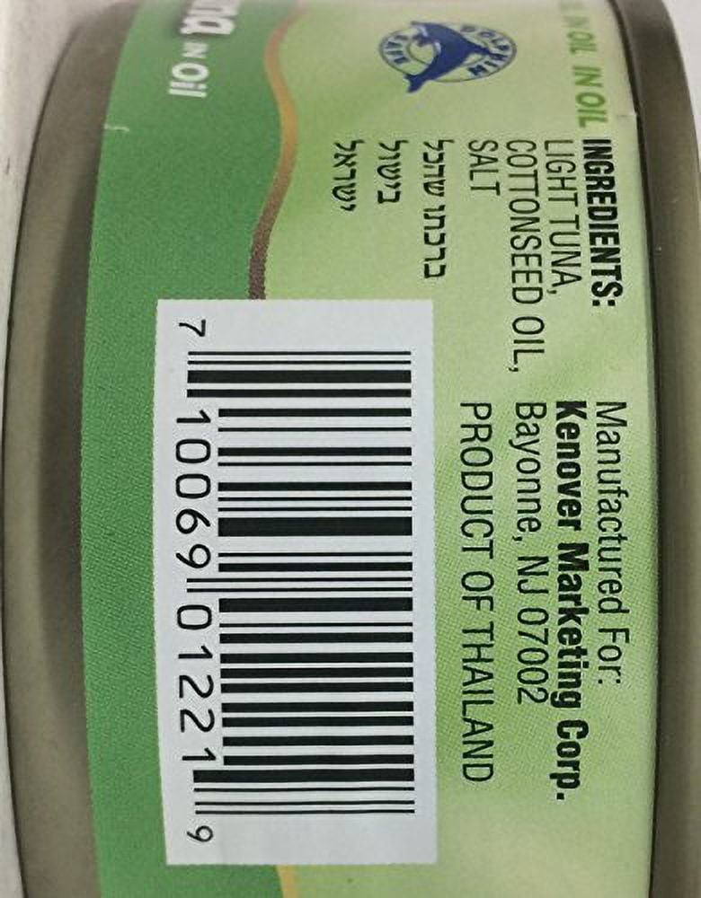 Gefen Chunk Light Tuna In Oil 6 Oz. Kosher for Passover Pack Of 6