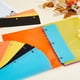 thumbnail image 4 of 20 separadores planos para carpetas de 3 anillas, 4 colores. Protegen las hojas de la carpeta. Accesorios para carpetas de plástico con 3 agujeros., 4 of 5