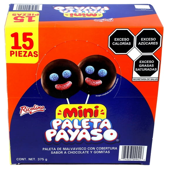 Ricolino Paltea Payaso 15ct Caddy